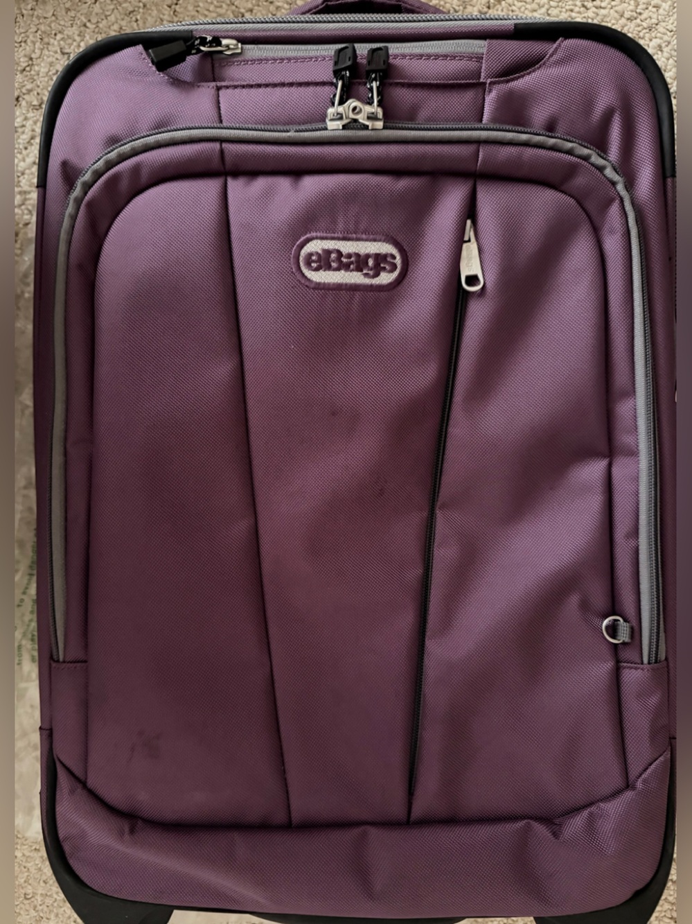 eBags Purple Carry-on Luggage Bag with Handle